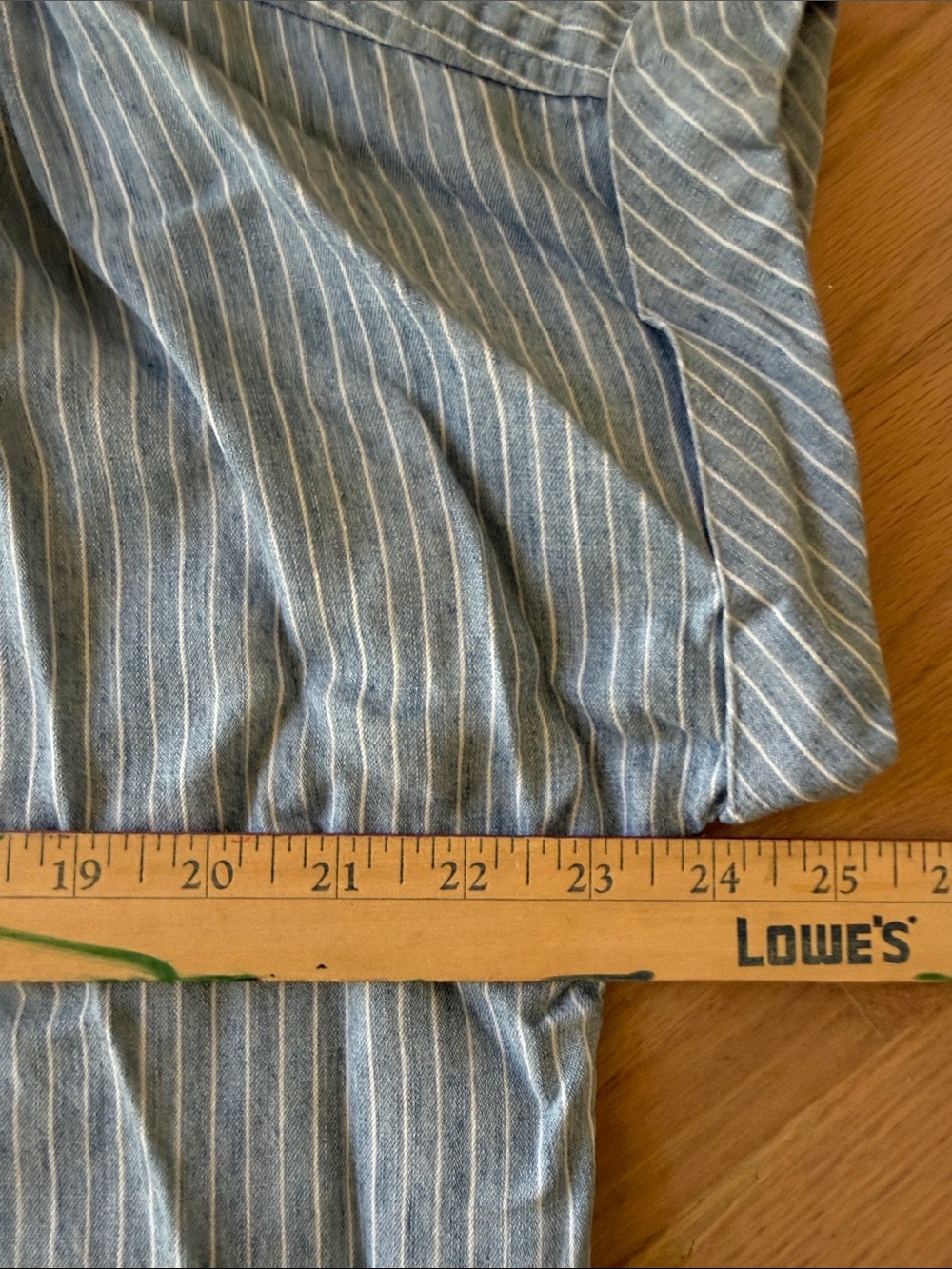 Faherty Blue Striped Blouse - Picture 5 of 5